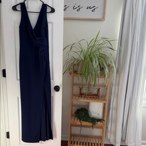 Elegant Navy Maxi Dress